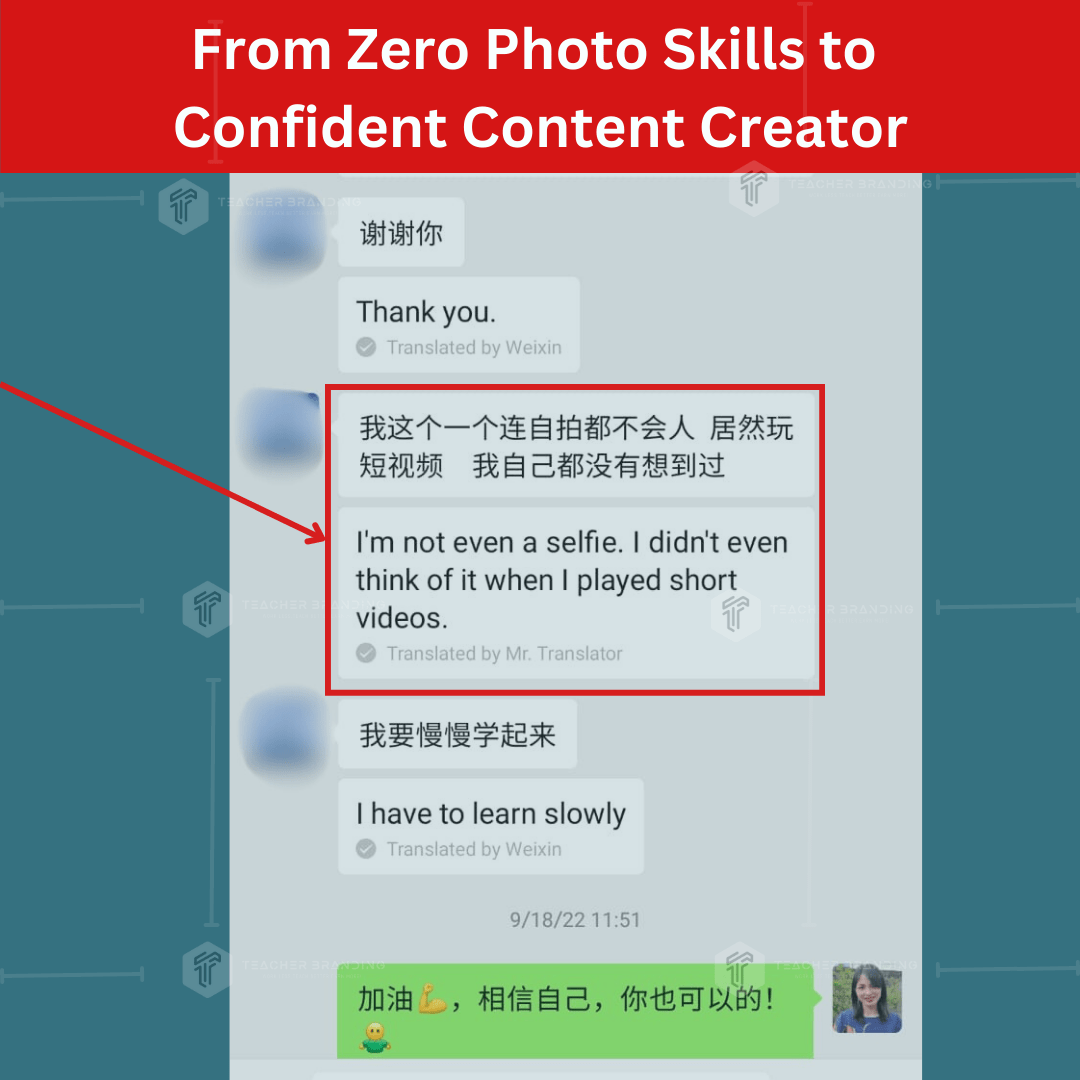 No Photo Skills to Confident Content Creator Teacher Branding Academy